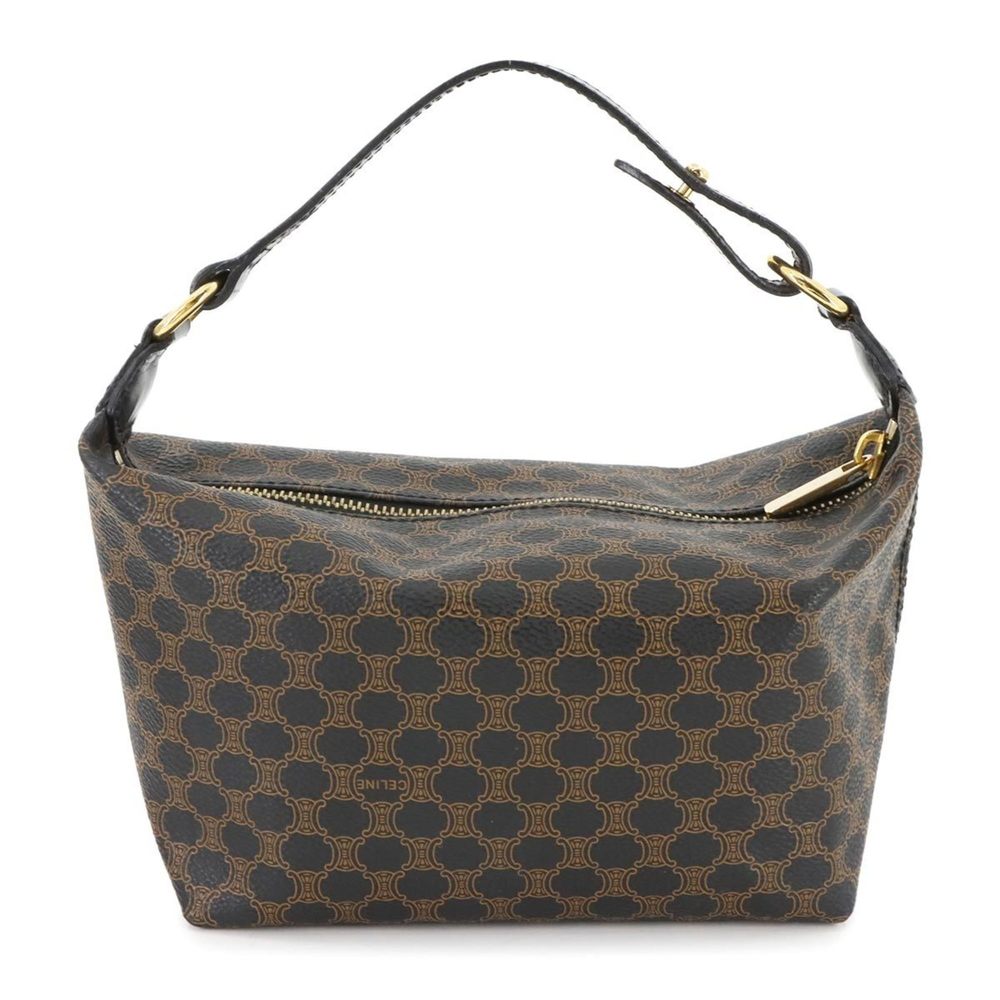CELINE Black Leather Vanity Bag - Picture 2 of 9
